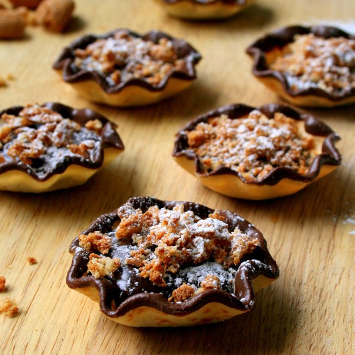 Sweet canapé recipe with chocolate
