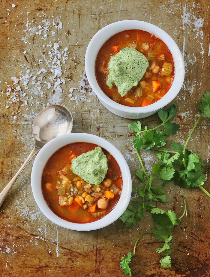 Spicy chickpea and bulgar soup – Cupcakes & Couscous